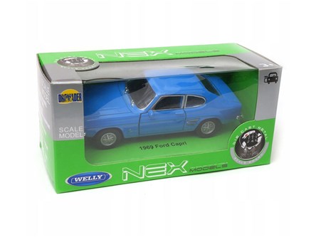 WELLY 1:34 Ford Capri 1969 niebieski