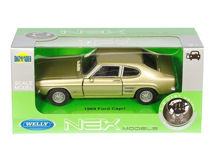 WELLY 1:34 Ford Capri 1969 złoty