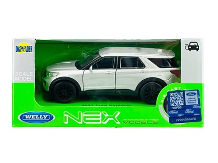 WELLY 1:34 Ford Explorer 2023 srebrny