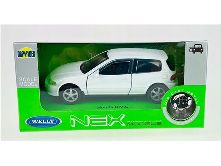 WELLY 1:34 Honda Civic biała