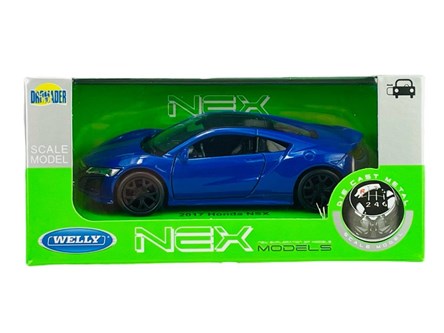 WELLY 1:34 Honda NSX 2017 niebieska