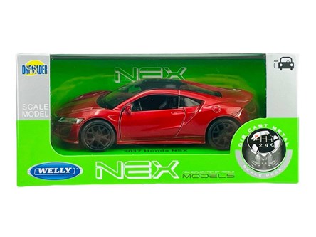 WELLY 1:34 Honda NSX 2017 czerwona