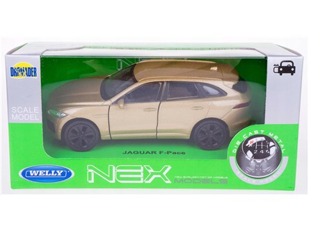 WELLY 1:34 Jaguar F-Pace złoty