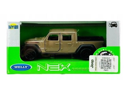 WELLY 1:34 Jeep Gladiator 2020 brązowy