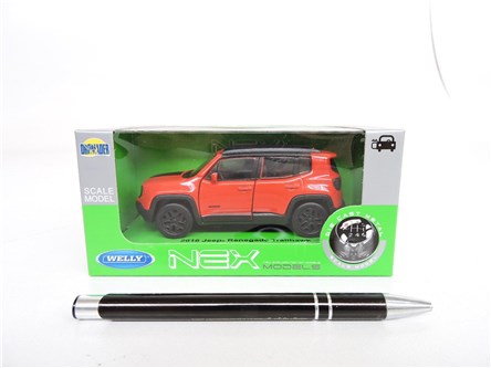WELLY 1:34 Jeep Renegade Trailhawk 2016 czerwony