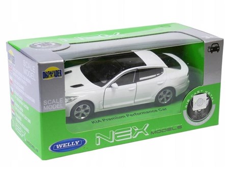 WELLY 1:34 Kia Premium Performance Car biała