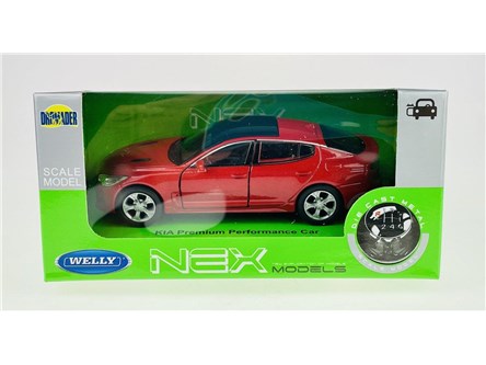 WELLY 1:34 Kia Premium Performance Car czerwony