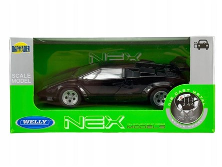 WELLY 1:34 Lamborghini Countach LP 500 czarny