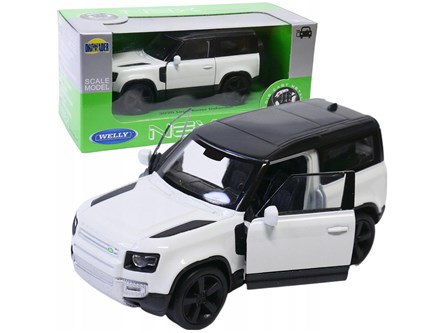WELLY 1:34 Land Rover Defender 2020 biały