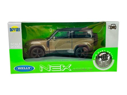 WELLY 1:34 Land Rover Defender 2020 złoty