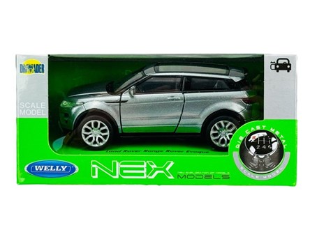 WELLY 1:34 Land Rover Range Evoque srebrny