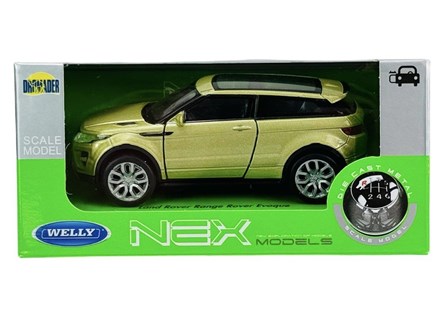 WELLY 1:34 Land Rover Range Evoque złoty