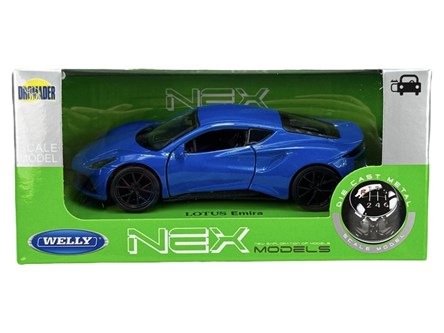 WELLY 1:34 Lotus Emira niebieski