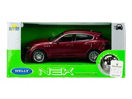 WELLY 1:34 Maserati Levante bordowy
