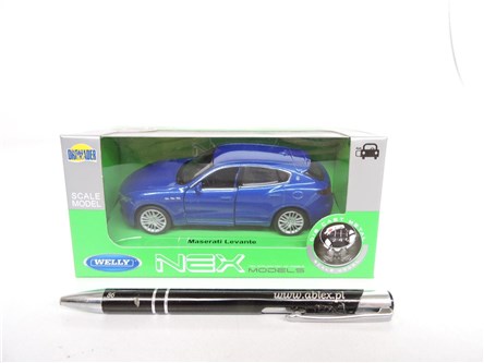 WELLY 1:34 Maserati Levante granatowy