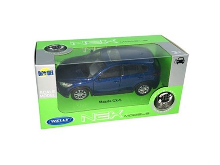 WELLY 1:34 Mazda CX-5 niebieska