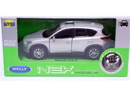 WELLY 1:34 Mazda CX-5 srebrna