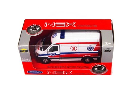 WELLY 1:34 Mercedes-Benz Sprinter Panel Van Ambula