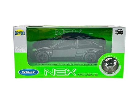 WELLY 1:34 Mercedes-Benz C 63 AMG Coupe czarny