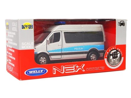 WELLY 1:34 Mercedes-Benz Sprinter Panel Van Policj