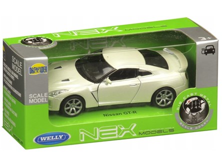 WELLY 1:34 Nissan GT-R  biały