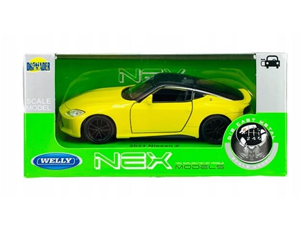 WELLY 1:34 Nissan Z 2023 żółty