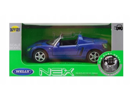 WELLY 1:34 Opel Speedster 2001 niebieski