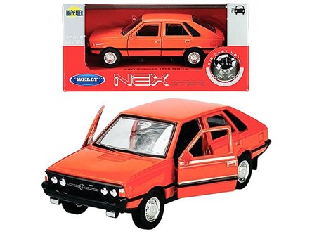 WELLY 1:34 Polonez FSO 1500 MR'78  pomarańczowy