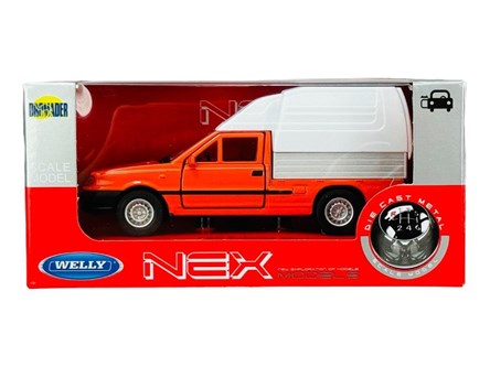 WELLY 1:34 Polonez FSO Truck pomarańczowy