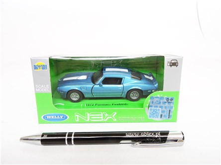 WELLY 1:34 Pontiac Firebird 1972 niebieski