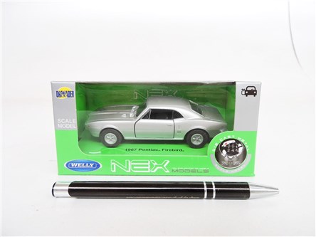 WELLY 1:34 Pontiac Firebird 1967 srebrny