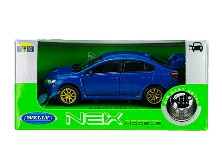 WELLY 1:34 Subaru WRX STI niebieski