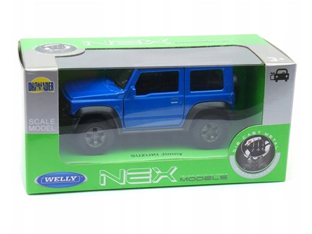 WELLY 1:34 Suzuki Jimny niebieski