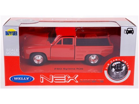 WELLY 1:34 Syrena FSO R20 czerwona