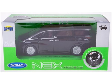 WELLY 1:34 Toyota Alphard 2024, czarna