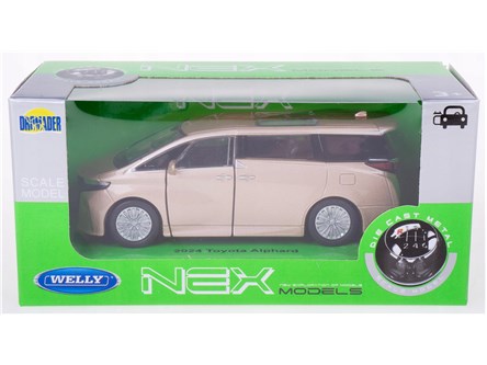 WELLY 1:34 Toyota Alphard 2024, złota