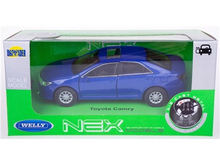 WELLY 1:34 Toyota Camry granatowa