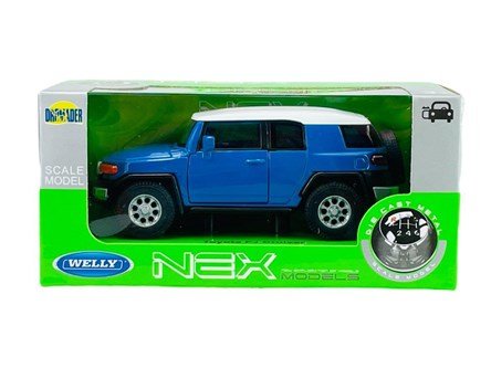 WELLY 1:34 Toyota FJ Cruiser niebieska
