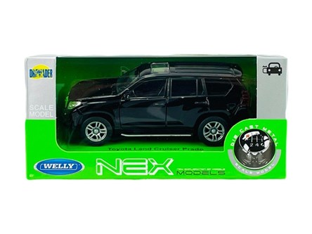 WELLY 1:34 Toyota Land Cruiser Prado czarny
