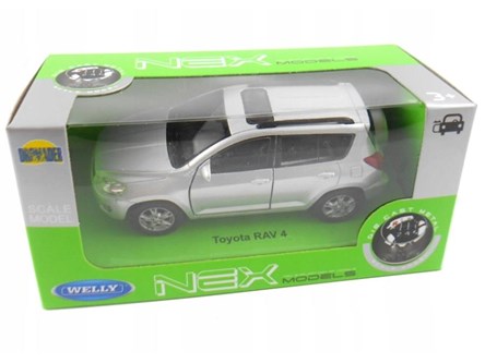 WELLY 1:34 Toyota Rav 4 srebrna