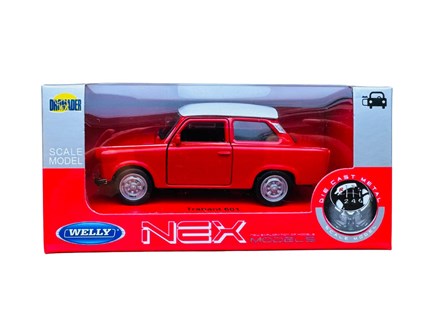 WELLY 1:34 Trabant 601 czerwony