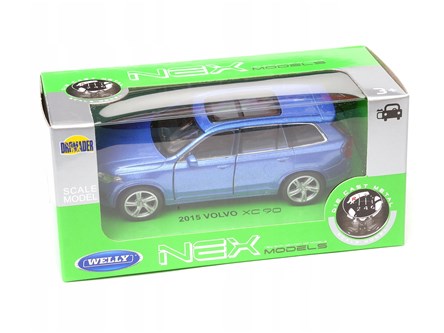 WELLY 1:34 Volvo XC 90 2015 niebieski