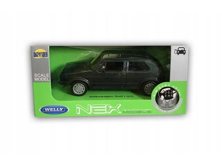 WELLY 1:34 Volkswagen Golf I GTI czarny