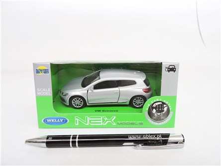 WELLY 1:34 Volkswagen Scirocco srebrny