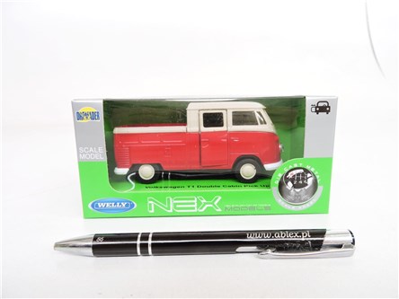 WELLY 1:34 Volkswagen T1 Double Cabin Pick up cze