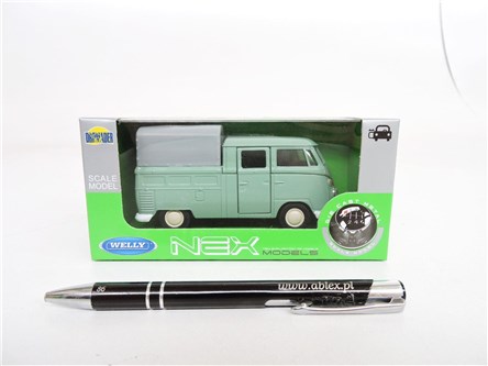 WELLY 1:34 Volkswagen T1 Double Cabin Pick up ziel