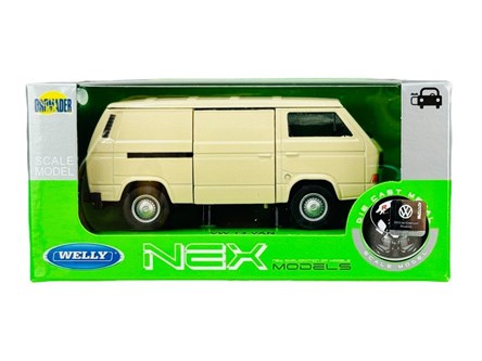 WELLY 1:34 Volkswagen T3 Van beżowy