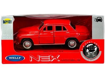 WELLY 1:34 Warszawa 224 czerwona