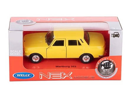 WELLY 1:34 Wartburg 353 żółty