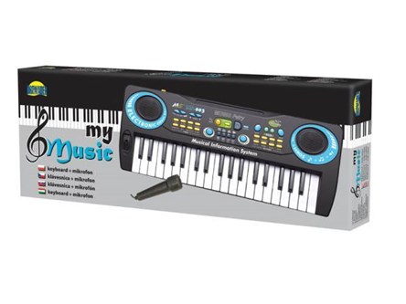 KEYBORD Z MIKROFONEM kart.